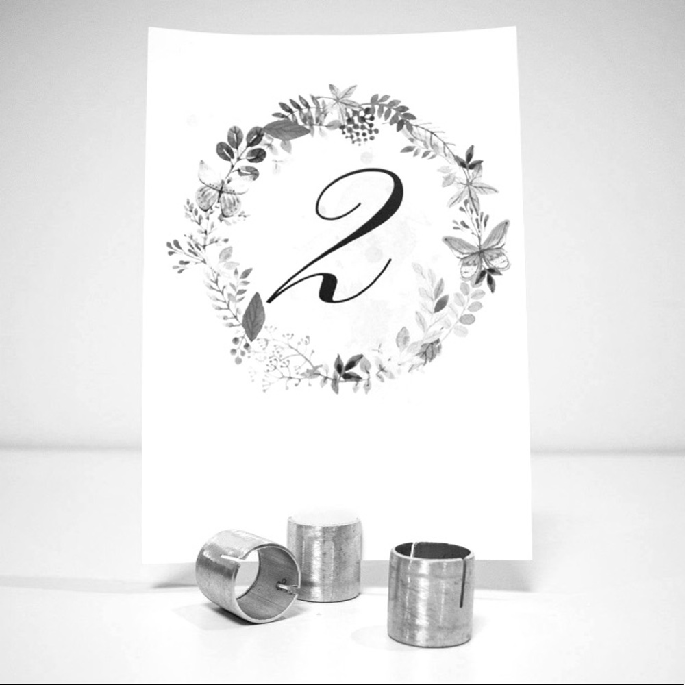 Metal place card holders (15)
